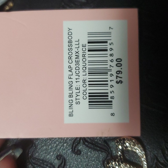 Juicy Couture Black Crossbody Bag with Gold Chain - Picture 4 of 4